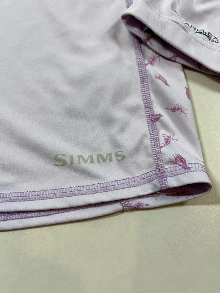 Camisa Atlética de Pesca Rosa Simms Manga Larga SolarFlex Para Mujer Talla L Grande Foto 3 de 4