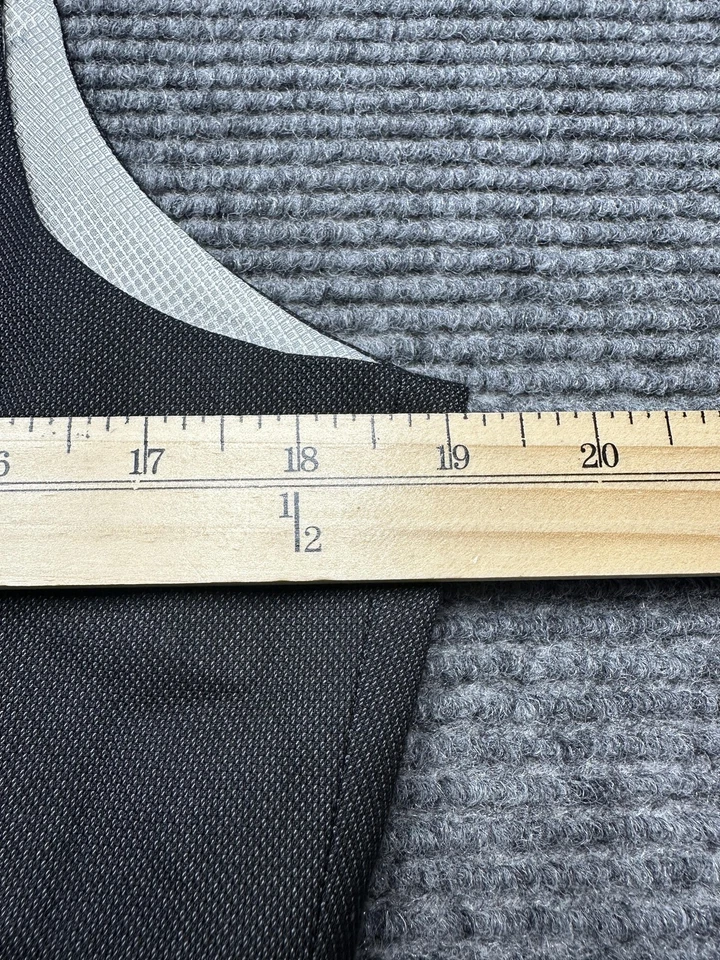 Chaleco Hombre Zara Grande Negro Traje Formal Chaleco 5 Botones Ajustable Foto 3 de 4