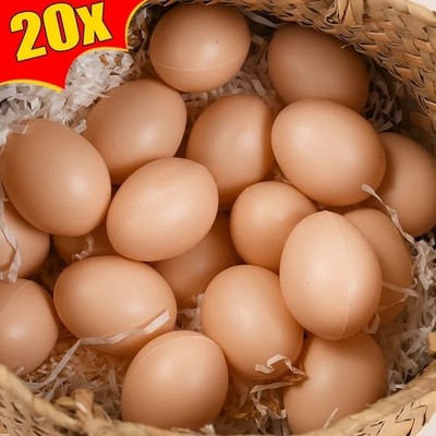 20/10 Stck. Kunststoff Gefälschte Eier Kinder Ostern Party Geschenk Spielzeug Zum Selbermachen Malen Handwerk Zuhause D