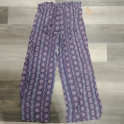 New Vintage America Blues Lounge Pants Size Women's Large Cruise Vacation 