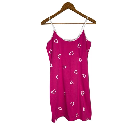 UNDERCOVER Abito da notte donna Victorias Secret rosa medio cuori Cami Y2K anni 90 romantico