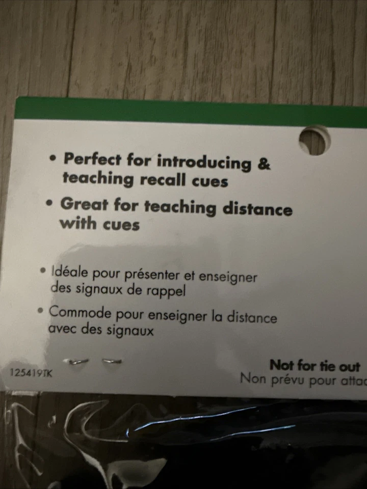 Teia de algodão para treinamento de cães chumbo preto 20 pés recall de trem costeiro feito nos EUA NOVO - Imagem 4 de 4