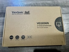 ViewSonic VG1656N 16" 1200p IPS Wireless Portable Monitor Sealed, New