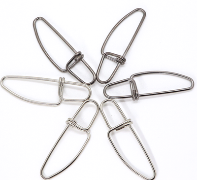 #ad #ad 200X Snap Clips Bass Lure Duolock Freshwater Stainless Steel Fast Crankbait Snap $12.85