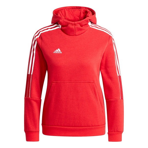 Bluza Dla Dzieci adidas Tiro 21 Sweat Hoody Czerwona GM7338 164Cm adidas Teamwea-image