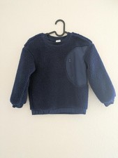 Hanna Andersson Navy Sherpa Fleece Pullover Kids 6  7