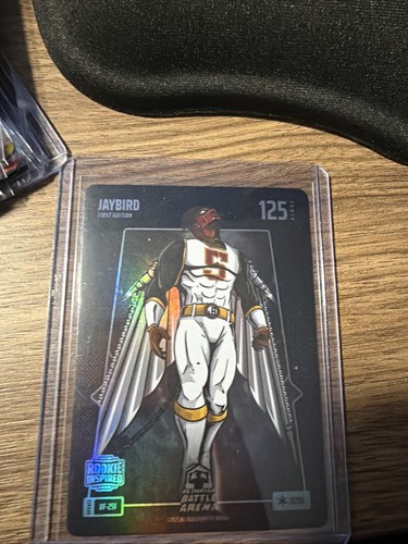 Jayden Daniels JAYBIRD Steel Battlefoil 2025 Bo Jackson Battle Arena Card BF-251