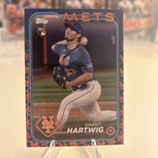 2024 topps  Grant Hartwig team border rookie Case Hit