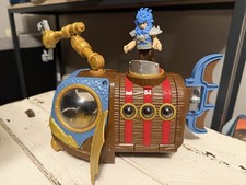 Fisher Price Imaginext Pirata Submarino Pescador Pez Sub Barco Garra con Figura Pirata