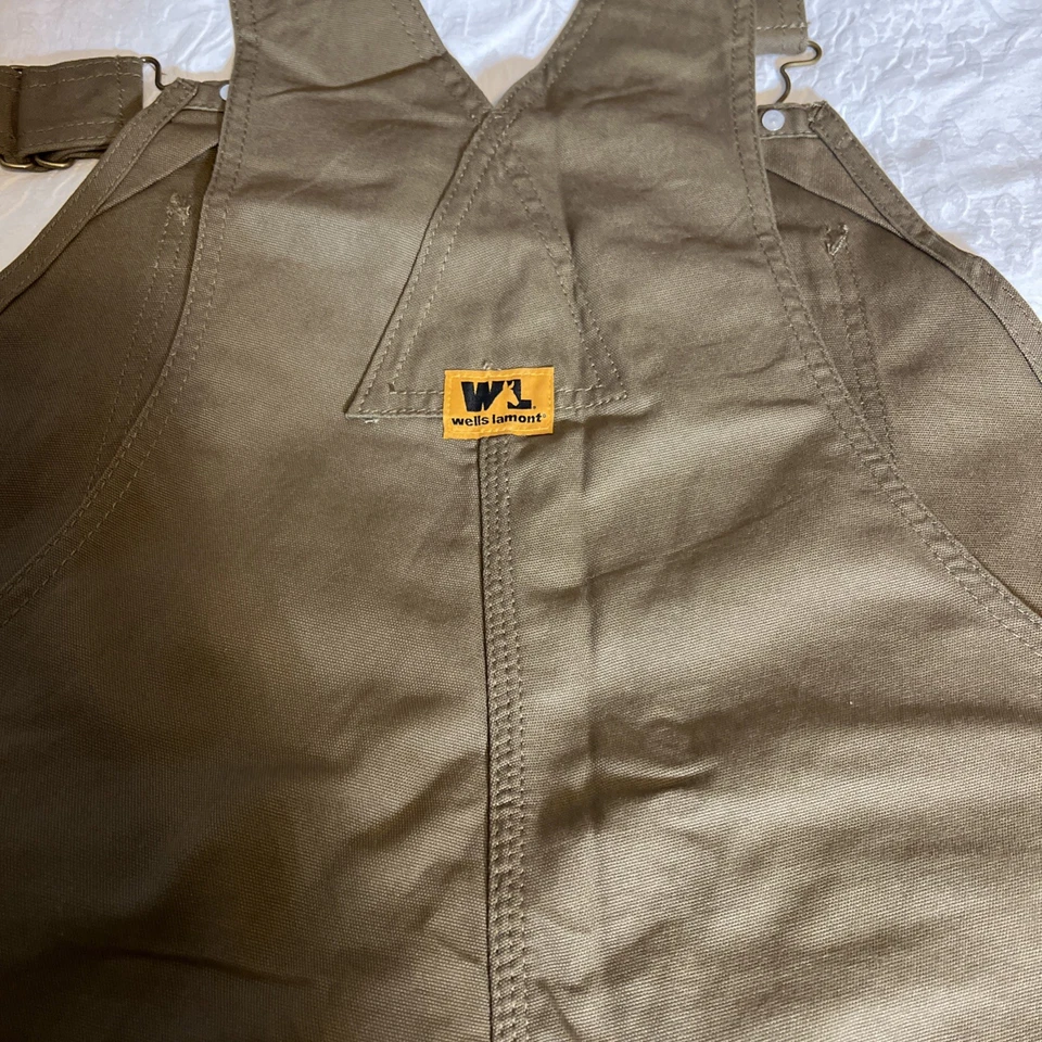 Walls FR Unlined NWOT Brown Bib Overalls  Tan  Men’s XL - Image 4 of 4