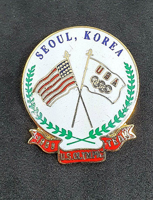 Olympische Spiele 1988 Seoul Korea USA NOC pin