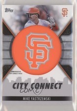 2023 Topps Series 1 City Connect Commemorative Mike Yastrzemski #CC-MY Patch 2qw
