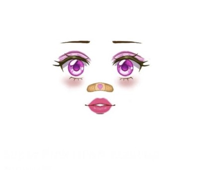 Roblox Series 8 cSapphire SUPER PINK HEART MAKEUP virtual item | Fast Shipping 