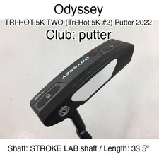 Odyssey TRI-HOT 5K TWO (Tri-Hot 5K #2) Putter 2022 putter Putter 33.5" STROKE LA