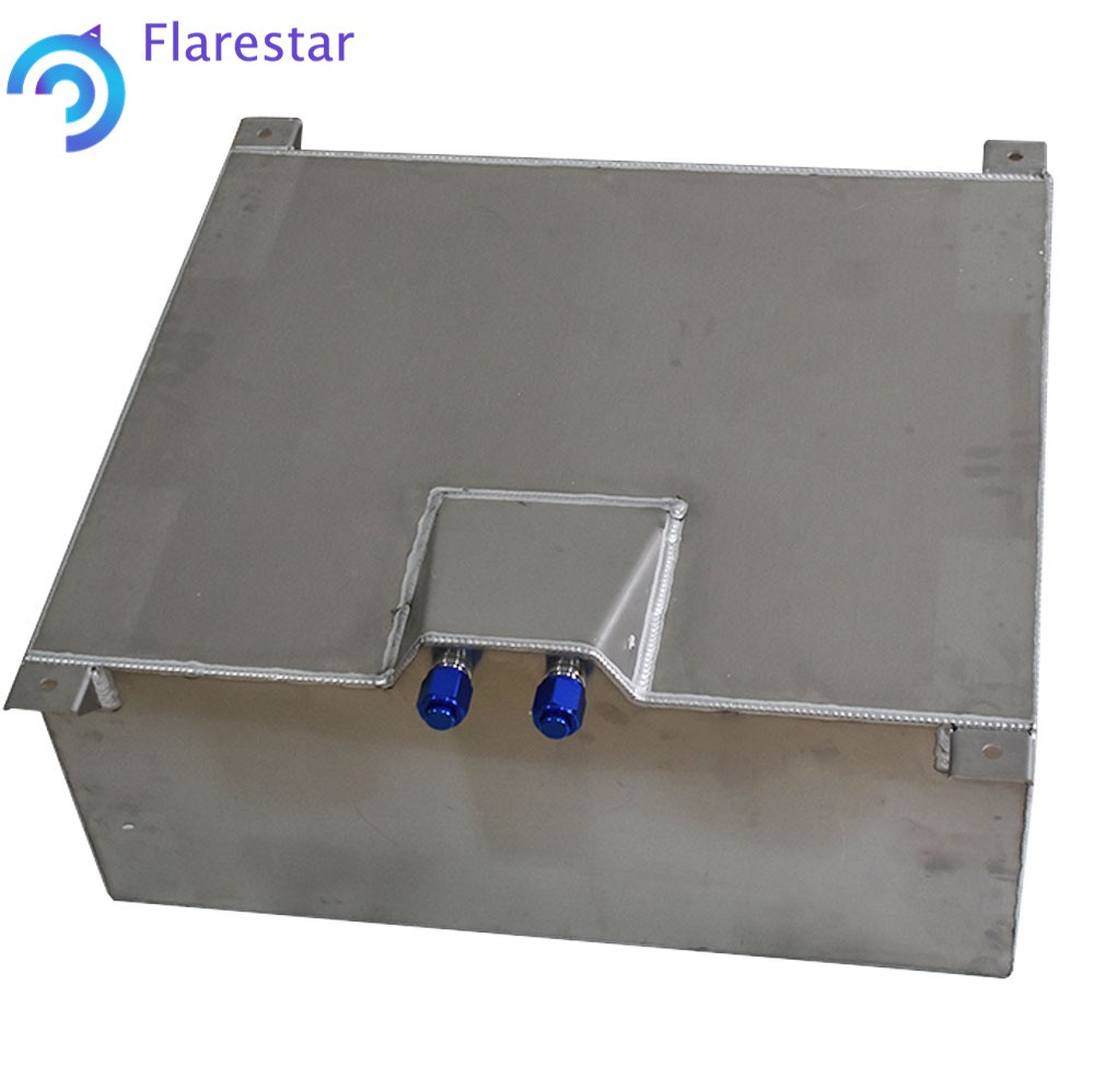 20 Gallon Silver Universal Aluminum Racing/Drift Fuel Cell Tank & Level Sender