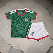 Soccer Mexico Jersey, playera de Mexico para niño incluye shorts