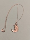 Art Nouveau Original Pendant Gibson Girl/ 1920s Sterling Silver Chain 18 In Long — photo 2