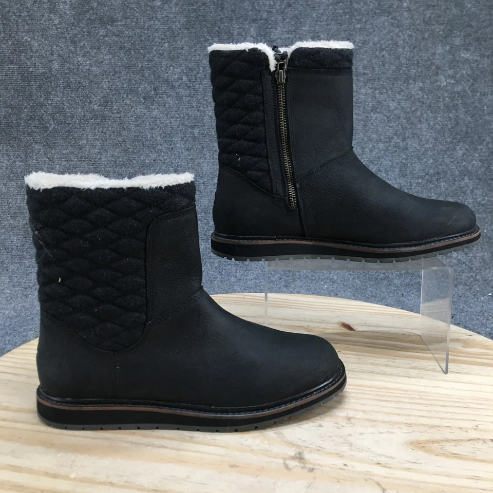 Botas Helly Hansen para mujer 9,5 negras Seraphina acolchadas para nieve piel sintética cuero NUEVAS Foto 2 de 4