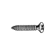 GRAINGER APPROVED U26680.013.0075 Sheet Metal Screw,Flat,#6,3/4 in.,PK100 1MA86