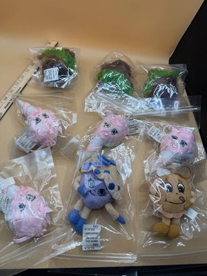 Whiffer Sniffer Lot of 9 Scented Plush - Muffintop/Marty McPie/King Conga/Katie