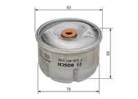 ÖLfilter Bosch F 026 407 099 Nebenstromfiltration Zentrifuge FüR Ford Transit 2
