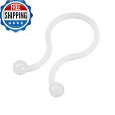 Uxcell 500Pcs Twist Lock Cable Wire Ties Nylon U Shape Save Place 15Mm Dia White