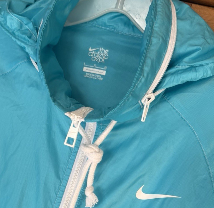 Nike Teal Large Packable Lightweight Running Jack… - image 2