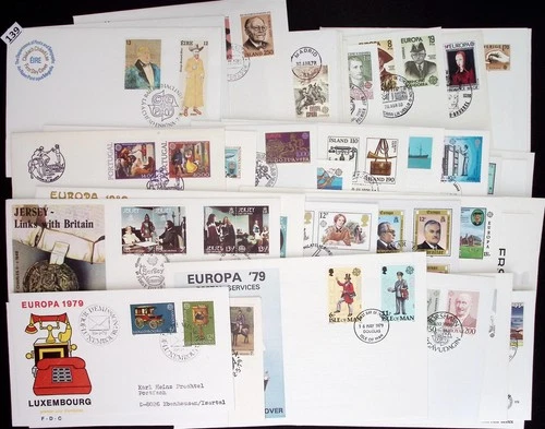 // SPAIN, CYPRUS, TURKEY, PORTUGAL 1980 - 42 ETB, FDC - CEPT