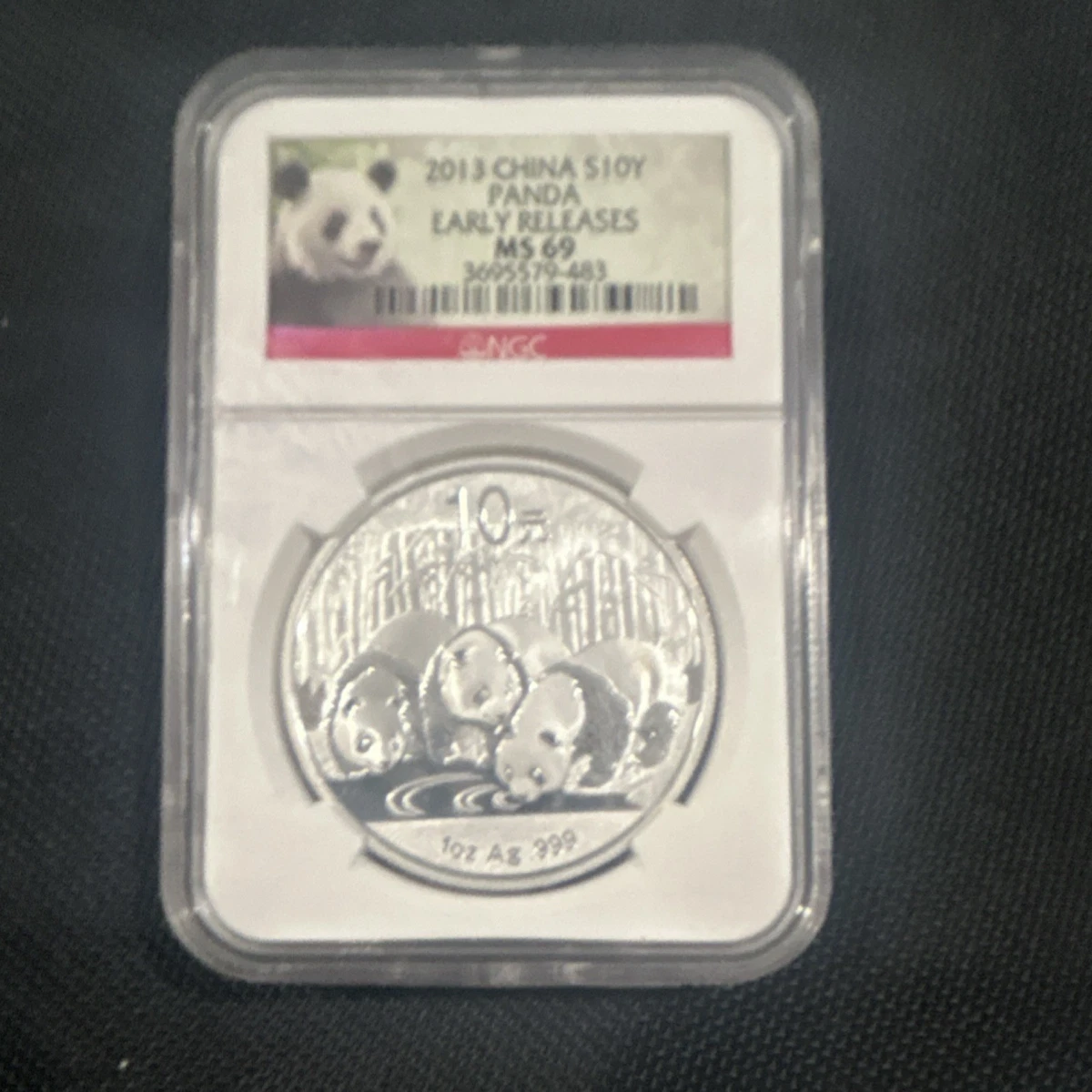 外国銀貨　NGC 中国パンダ　2002年　MS69 外国銀貨 NGC 中国パンダ 2002年 MS69 Chinese Panda MS 69 NGC