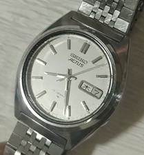 Seiko Actus Automatic Day-Date 7009 Mens Vintage Watch Tested Working Japan