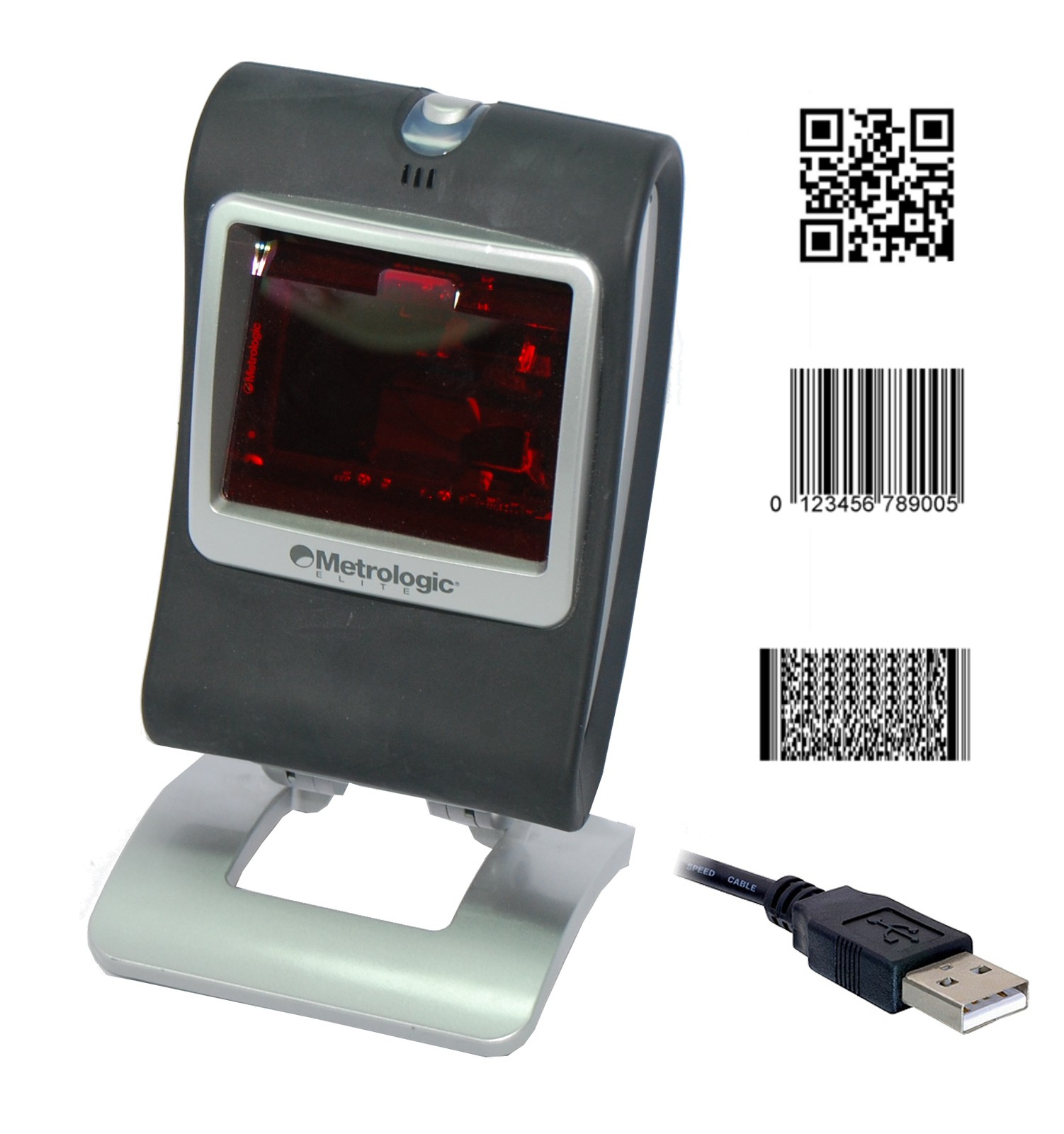 APOTHEKEN SCANNER Metrologic Honeywell MS7580 MS 7580 USB Barcodescanner QR-Code