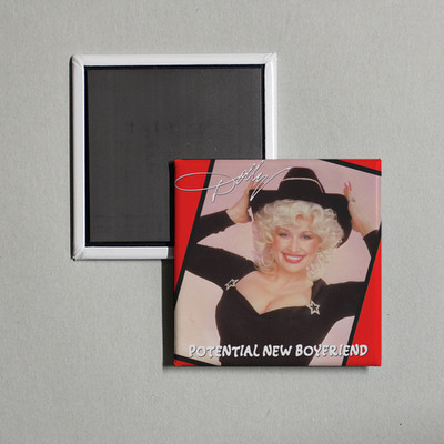 Dolly Parton - Potential New Boyfriend Album Cover Locker Fridge Magnet