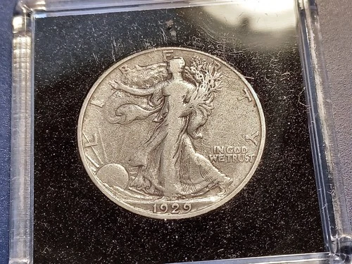 Fine 1929-S Walking Liberty Half Dollar