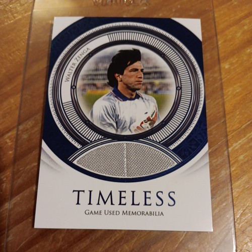 Futera Timeless Walter Zenga Italy Match Worn Patch #05/10 & Costacurta #/20