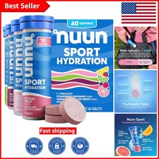 5 Essential Electrolyte Tablets for Optimal Hydration - Mixed Flavors, 40 Count