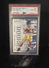 2000 Skybox Impact - Rookies Tom Brady #27 (RC) PSA 8 🔥🐐