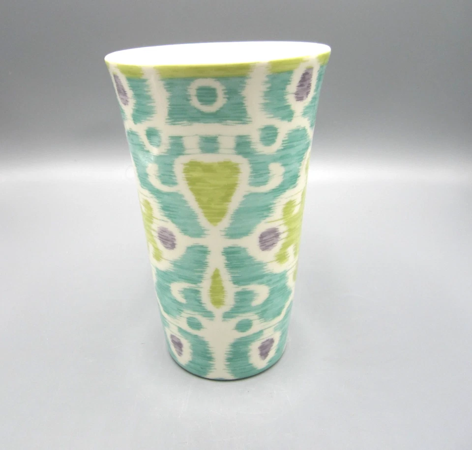 Taza de té de café 222 Fifth blanca azul pálido verde Samarcanda 19 oz de alto (415) Foto 2 de 4