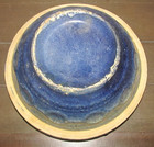 Antiique Blue White Salt Glazed Wedding Band Ring Stoneware Nesting Bowls Mixing — photo 10