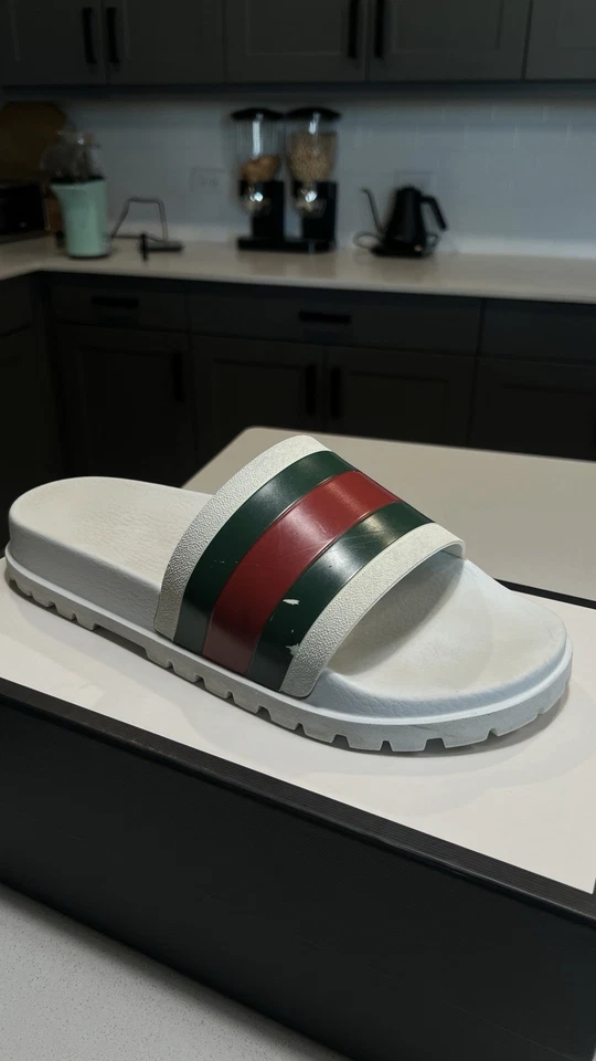 Gucci Web Slides “Blanco” Talla 12 Foto 4 de 4