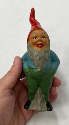 Vintage Heissner Gnome Garden Figurine Terra Cotta West Germany 6 