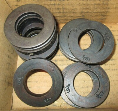 #ad #ad LOT OF 12 S MARK HT Wrought Washer 1quot; Dia. for HD Work on Clamping Devices USA $7.77