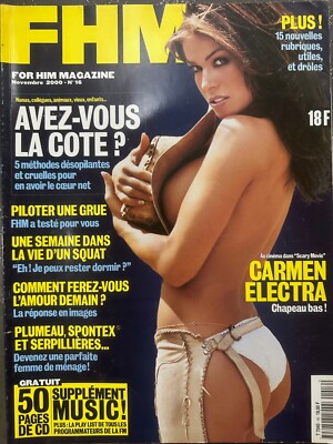 FHM Magazin Nr.16, Carmen Electra, Anna Mouglalis, Katherine Heigl, Rhona Mitra