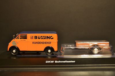 DKW Schnellaster with trailer Bussing in scale 1/43 Schuco RARE Limited edition