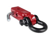 Agency 6 Recovery Shackle Block Assembly 2 Red - Hitch Receiver Block Agency 6 Recovery Shackle Block Assembly 2 Red - Hitch Receiver Block