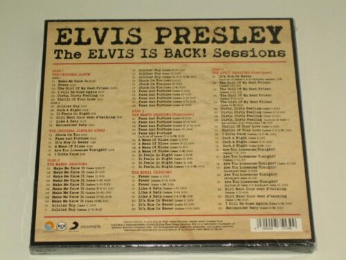 4 CD Set Elvis Presley: The Elvis Is Back! Sessions (2019 FTD 7") - Bild 6 von 8