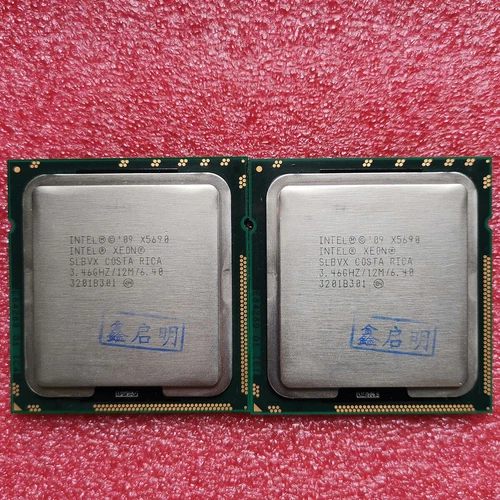 Matching pair Xeon X5650 X5660 X5670 X5675 X5680 X5690 LGA1366 CPU Processor