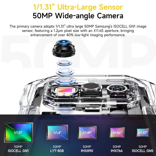 Ulefone Armor 27T Pro Wärmebildkamera 5G Robust Handys 24GB+256GB Android 14 NFC - Bild 16 von 24
