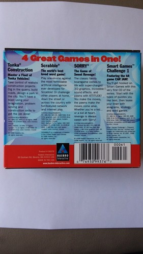 Family Fun 4 Pack - Tonka Construction, Scrabble, Sorry! & Smart Games 1 (PC) - Picture 2 of 2