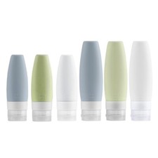 Silicone Travel Bottles Containers Shampoo Tubes Leak Proof Refillable