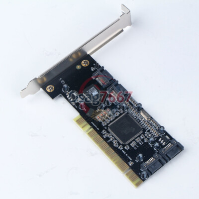 ONE PCI to 4 ports SATA Serial ATA RAID Sil3114 Converter Controller I/O Card